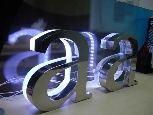 樹脂發光字、亞克力吸塑字與LED發光字的特點?
